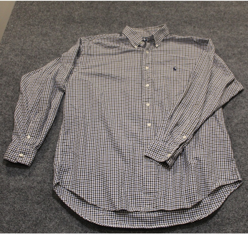 Ralph Lauren Blake Mens Checkered‎ Long Sleeve Button Down Shirt